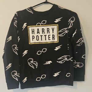 Warner Bros. Black and Gold Harry Potter Sweater